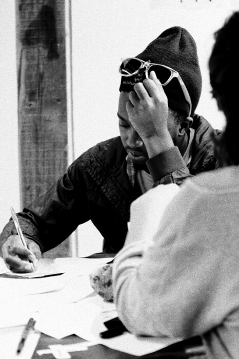 Atelier d'écriture pour exilés.

