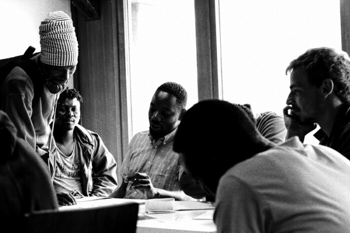 Atelier d'écriture pour exilés.

