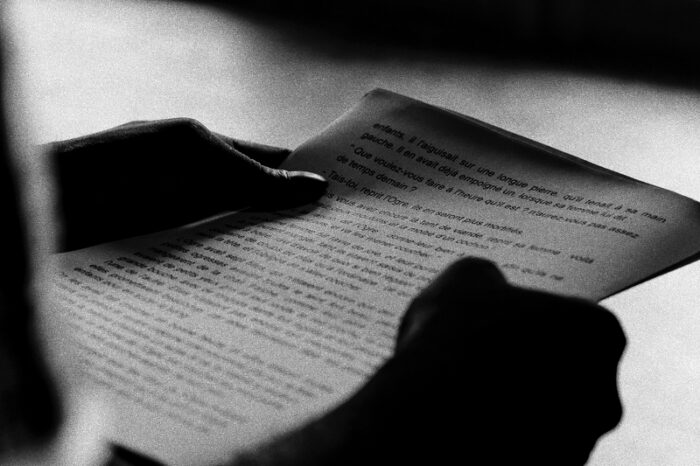 Atelier d'écriture pour exilés.